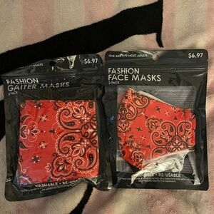 2 packages of Fashion Face Masks